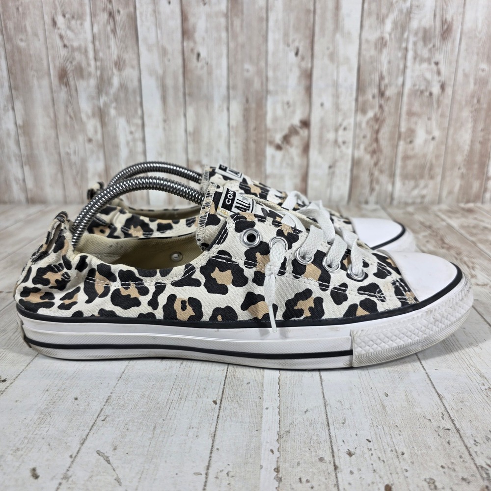 Converse Chuck Taylor All Star Shoreline Leopard Print Sneakers 567022F Women 11